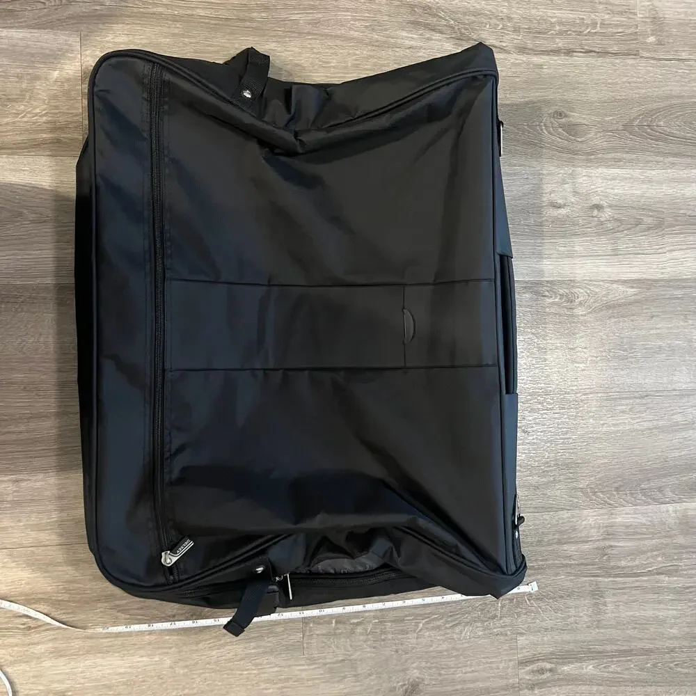 Delsey Folding Travel Garment Bag Black Suit Dress Cover Carry On Organizer